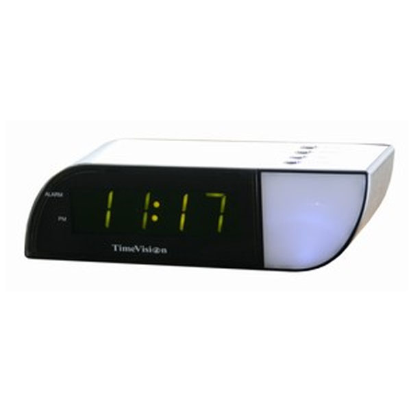 Flat Alarm Clock with Nightlight